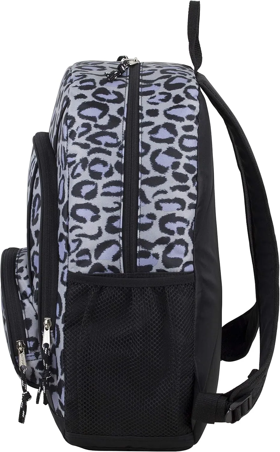 Eastsport Laptop Backpack, Multipurpose Casual Daypack, Triple Compartments Bookbag for College, Hiking, Work, 18 Inches, Leopard Print