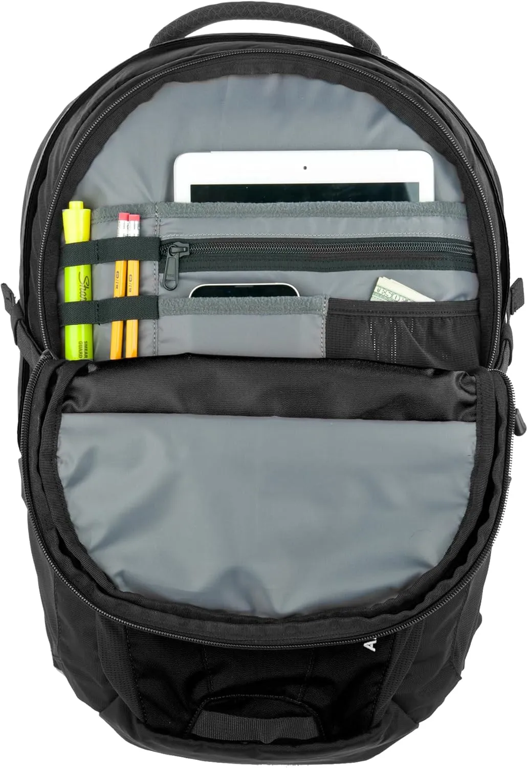 Eddie Bauer Adventurer Backpack with Organization Compartments and Hydration/Laptop Compatible Sleeve, Women's Adeventurer-Black, 30L