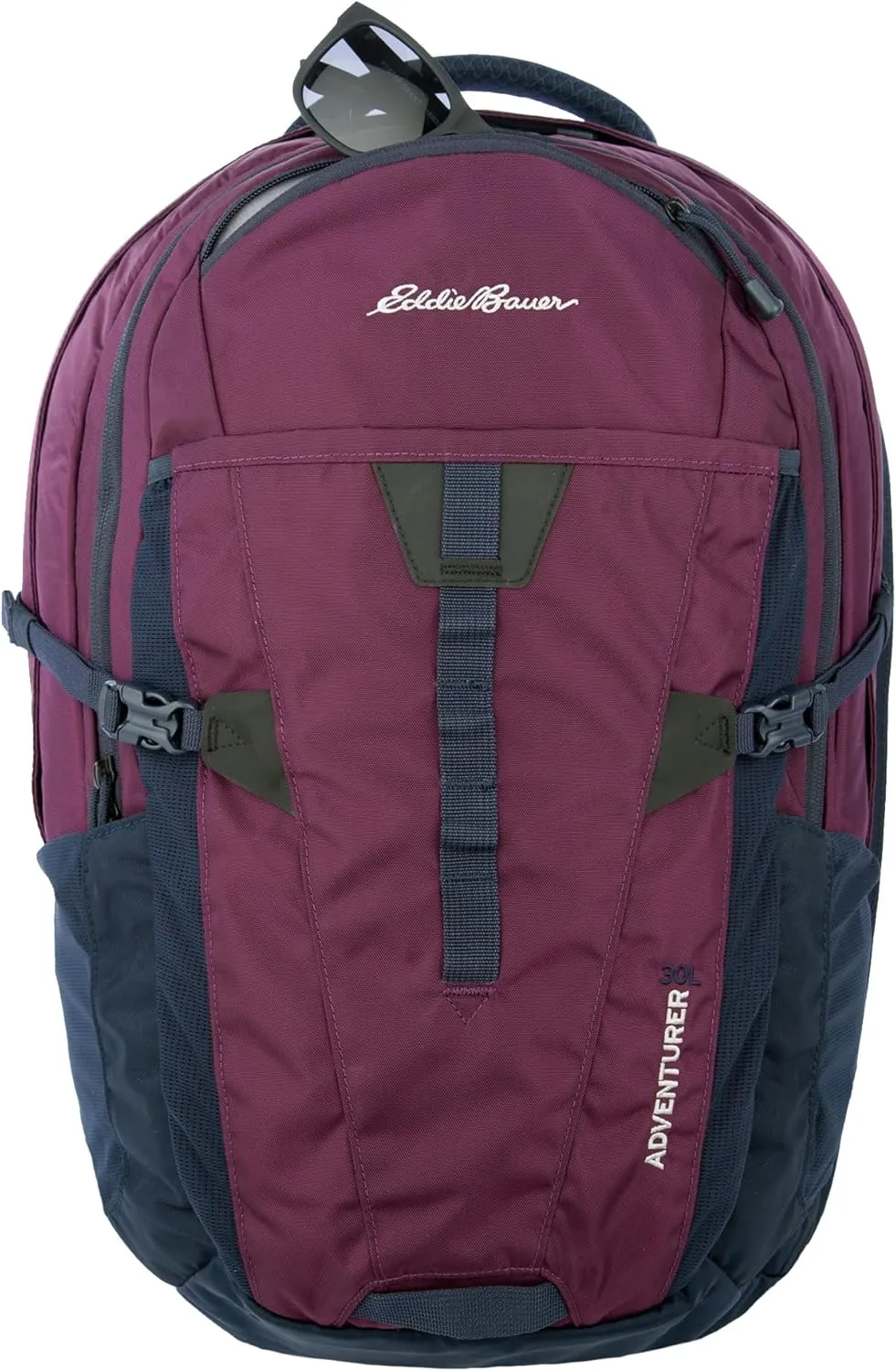 Eddie Bauer Adventurer Backpack with Organization Compartments and Hydration/Laptop Compatible Sleeve, Women's Adeventurer-Plum, 30L