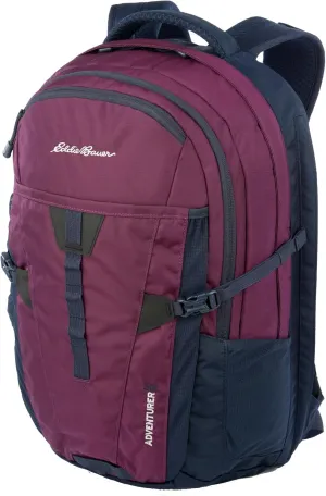 Eddie Bauer Adventurer Backpack with Organization Compartments and Hydration/Laptop Compatible Sleeve, Women's Adeventurer-Plum, 30L