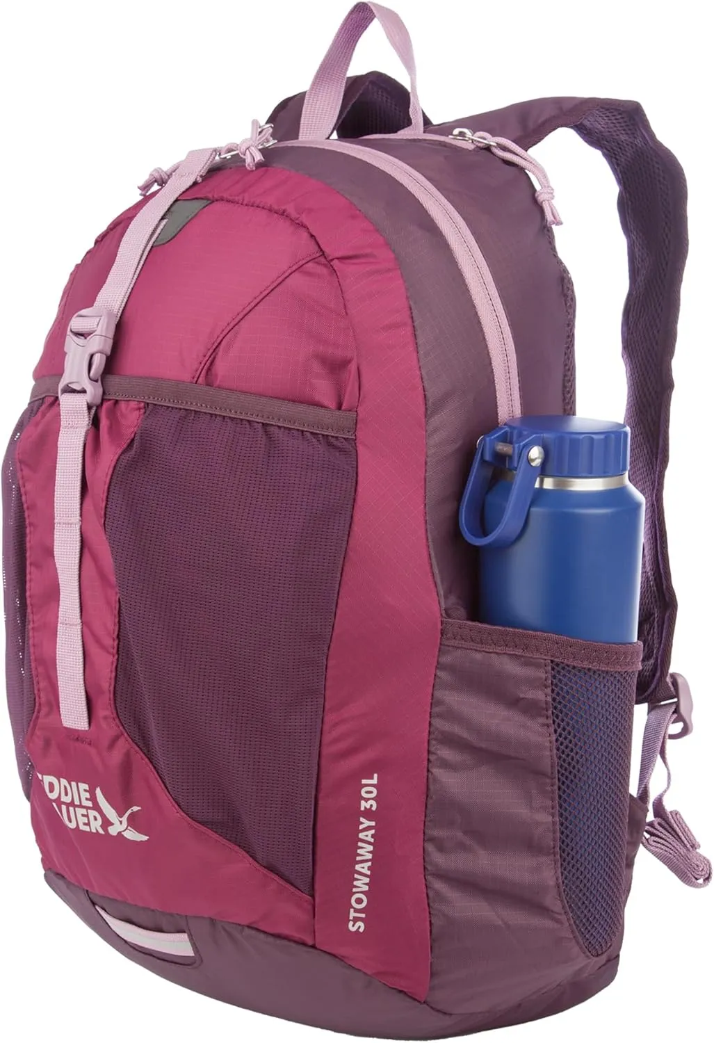 Eddie Bauer Stowaway Packable Backpack-Made from Ripstop Polyester, Port, 30L