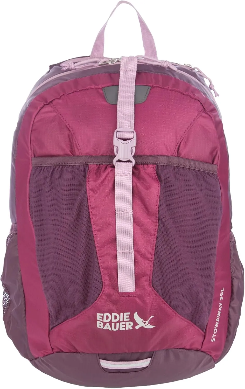 Eddie Bauer Stowaway Packable Backpack-Made from Ripstop Polyester, Port, 30L