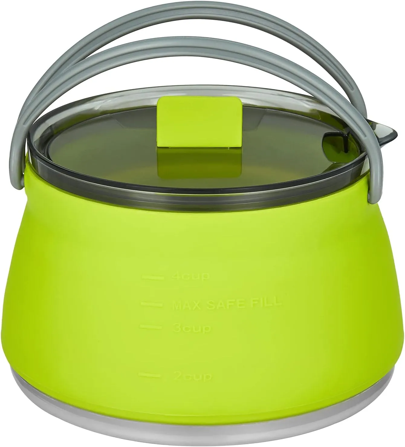 EEZEE Camping Kettle Collapsible Outdoor Travel Pot for Tea Coffee Boiling Water Soup Ramen Perfect for Camping Hiking,1L