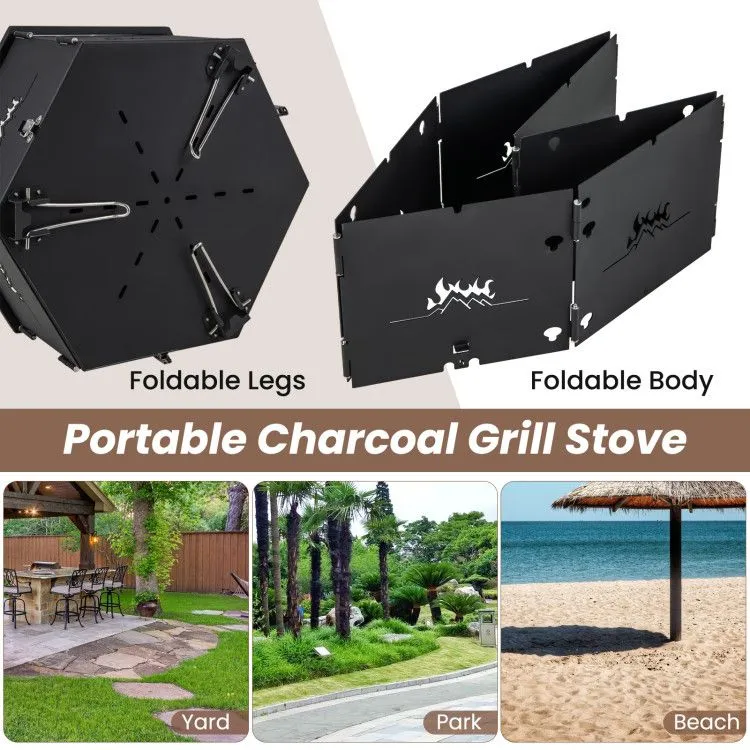 EmberRack 3-in-1 Folding Grill