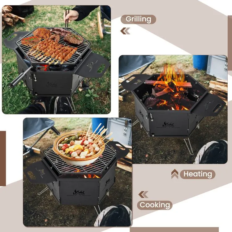 EmberRack 3-in-1 Folding Grill