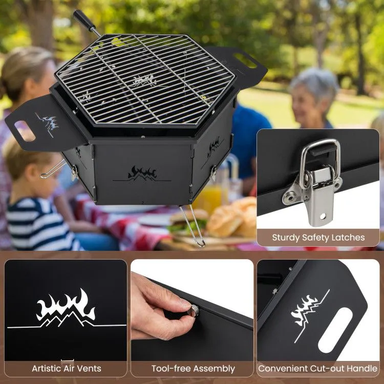 EmberRack 3-in-1 Folding Grill