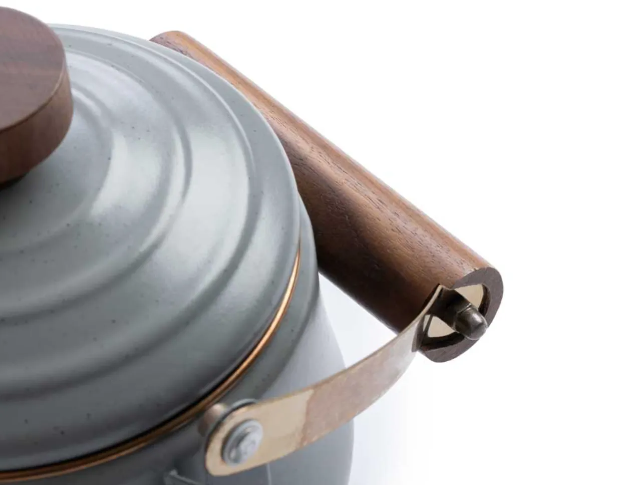 Enamel Teapot | Slate Grey