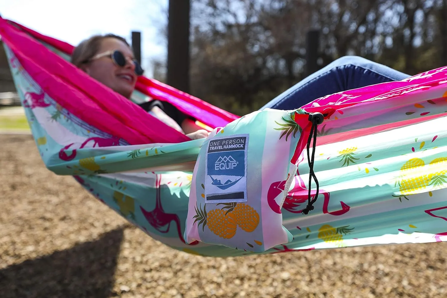 Equip Lightweight Hammock Perfect Backpacking & Camping Hammock, Supports Up to 500lbs & Patterns