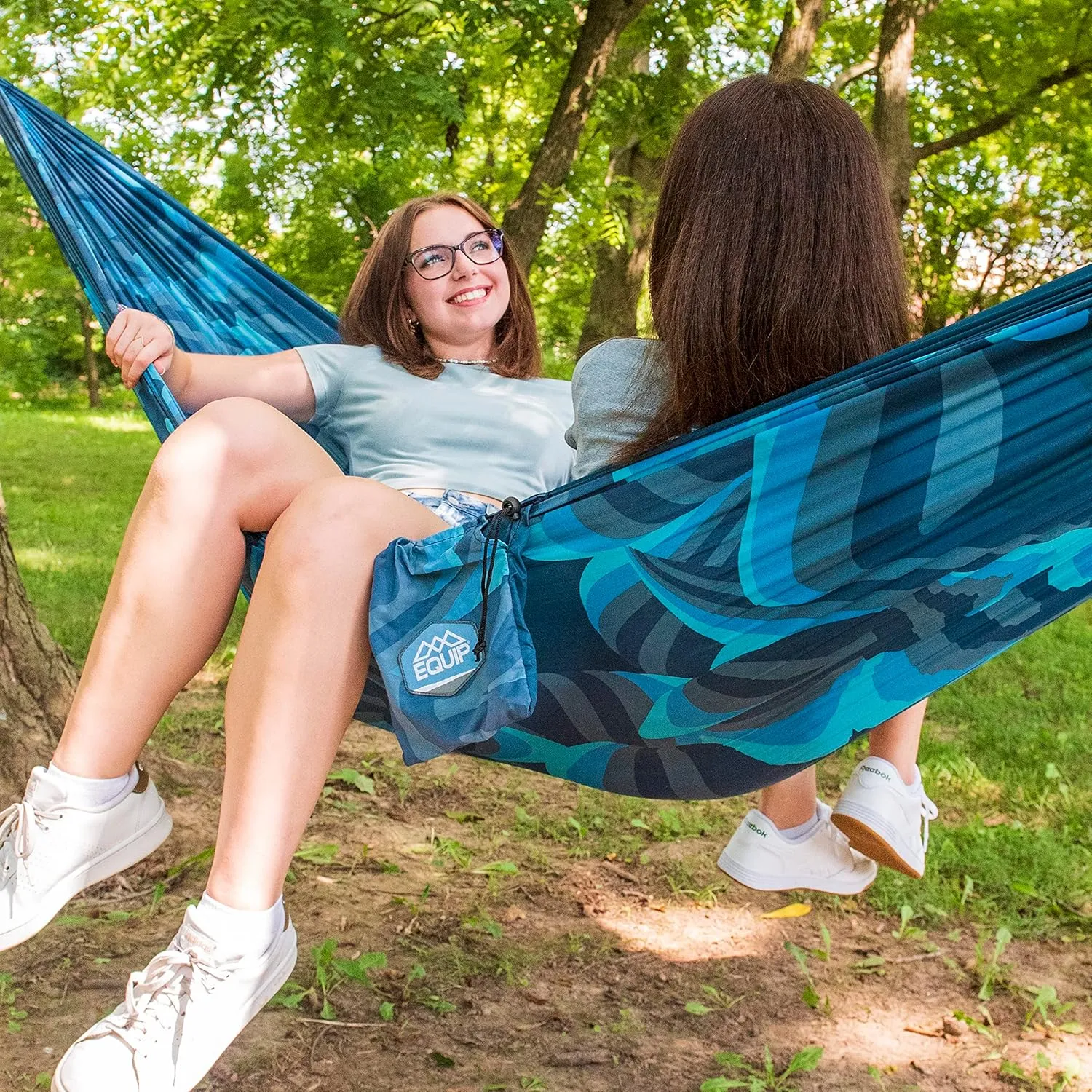 Equip Lightweight Hammock Perfect Backpacking & Camping Hammock, Supports Up to 500lbs & Patterns