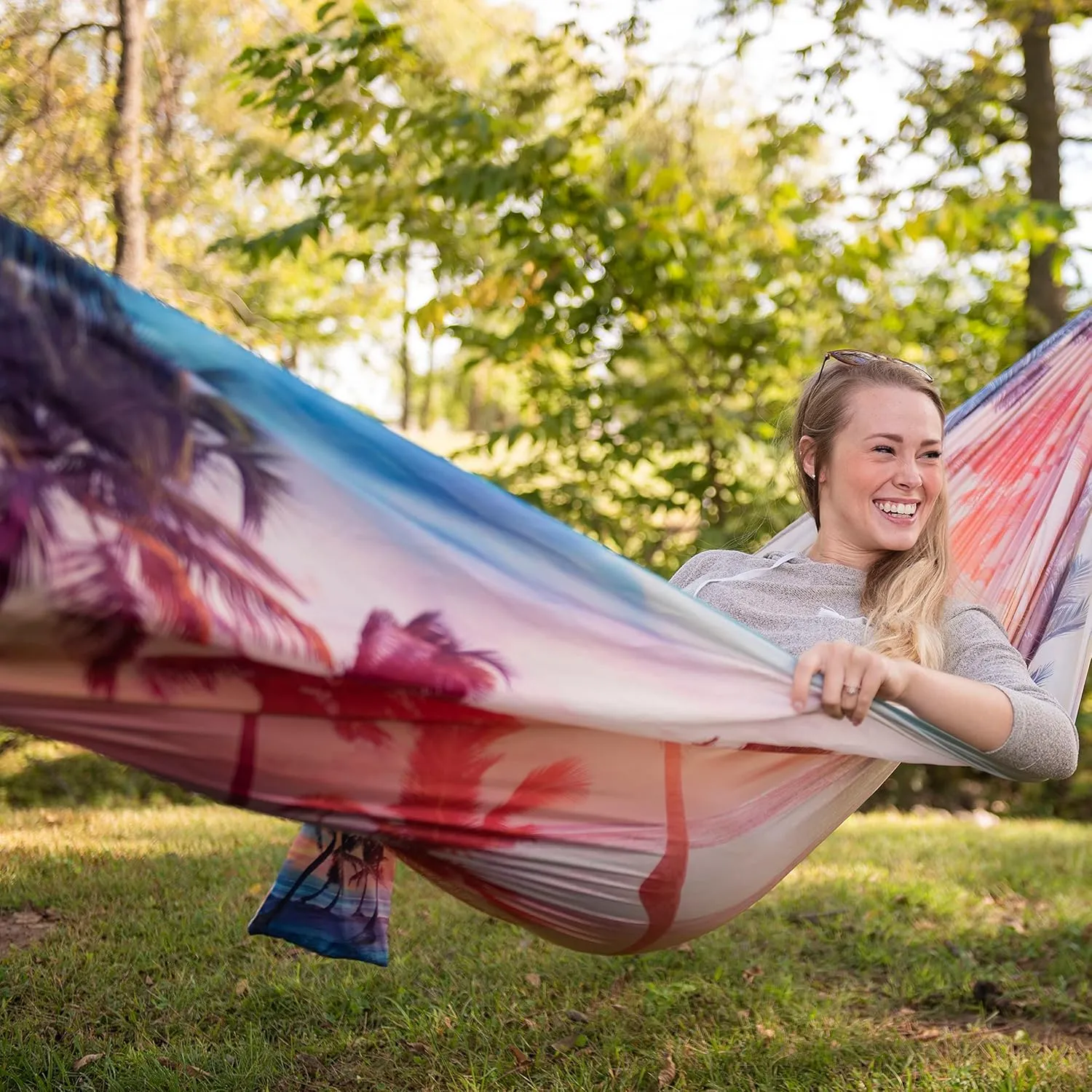 Equip Lightweight Hammock Perfect Backpacking & Camping Hammock, Supports Up to 500lbs & Patterns