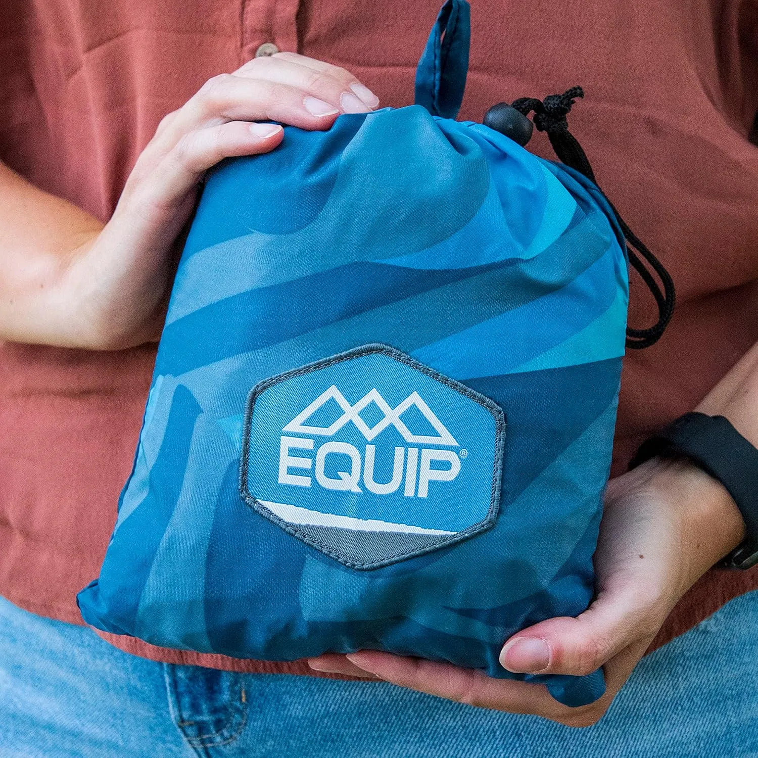 Equip Lightweight Hammock Perfect Backpacking & Camping Hammock, Supports Up to 500lbs & Patterns