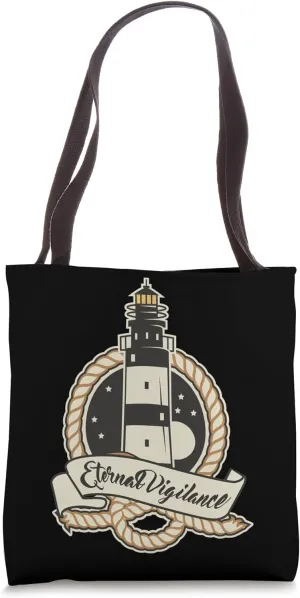 Eternal Vigilance Lighthouse Tote Bag