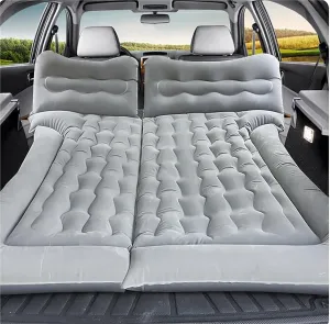 Fangool SUV Air Mattress,Inflatable SUV Air Mattress, Air Cushion Camping Travel Folding Self Inflating Sleeping Pad with Air Pump 2 Pillows(Grey)