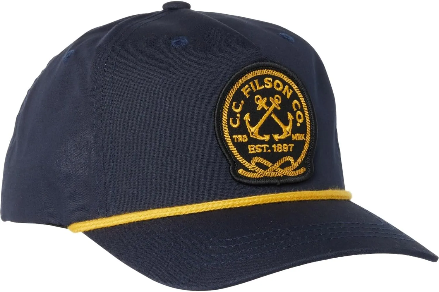 Filson Navy Anchor Rope Trucker Hat