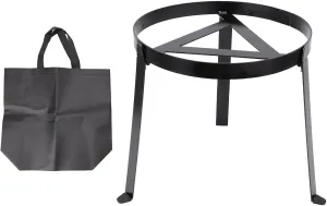 Fire Grill, Camping Tripod For Cooking with Carry Bag, Adopts a Unique Design with Foldable Legs, Can Accommodate Pots and Pans, Frying Pans, For Any Outdoor Activities,