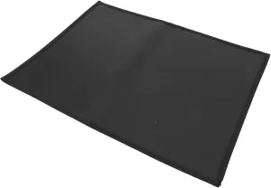 Fireproof Grill Pad, Heat Resistant Fiberglass Cloth, High Temperature and Flame Resistant Foldable Square Fire Pit Mat for Patios and Yards (L Size)