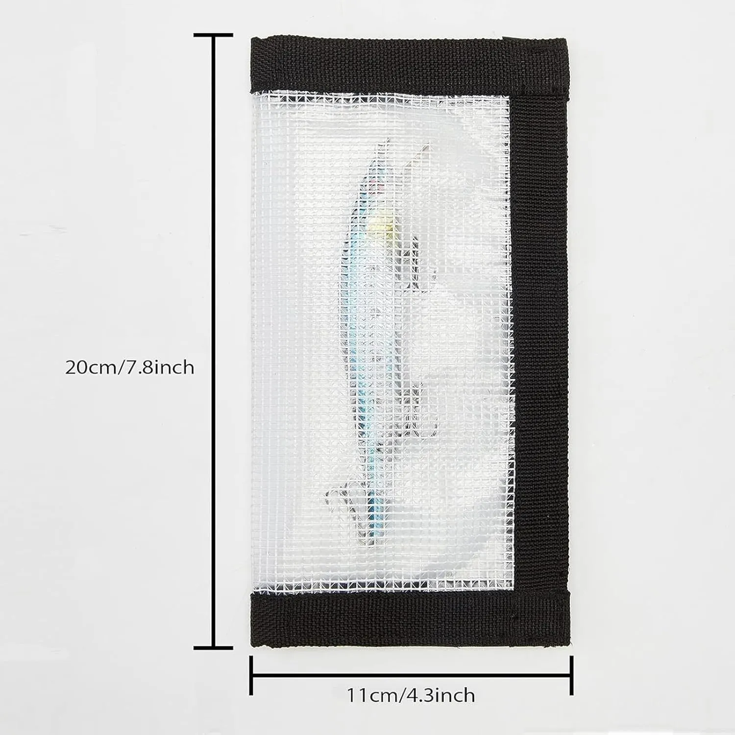Fishing Lure Wraps 4-10 Pack Durable Clear PVC Lure Wrap for Fishing Rod Saltwater Hook Covers Fabric Lure Protector
