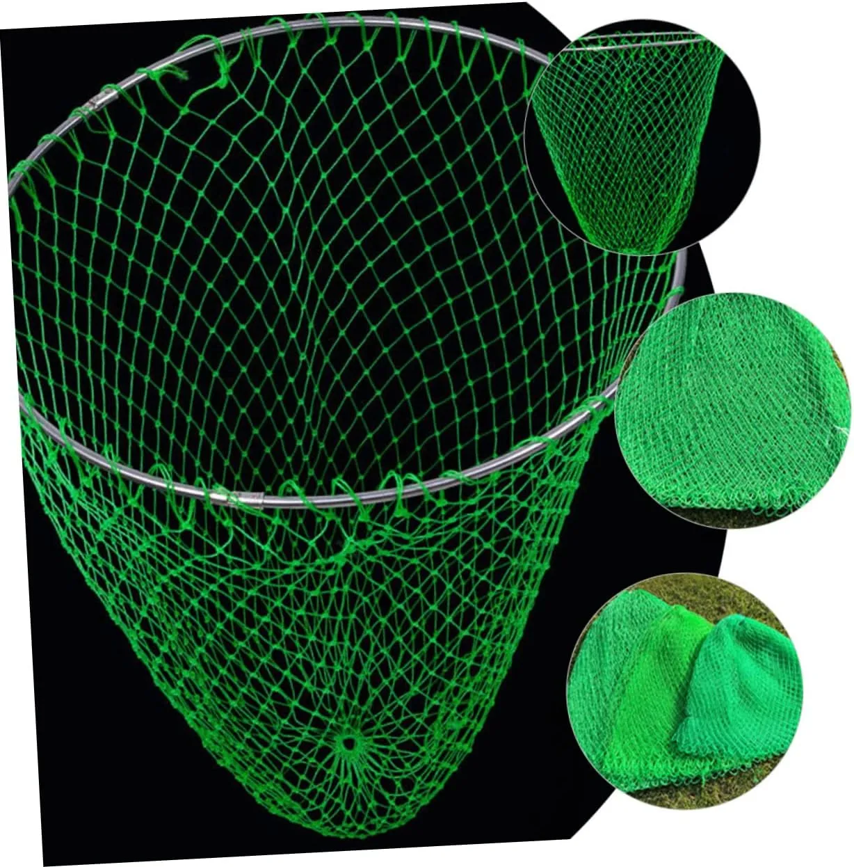 Fishing Net Replacement Net Catching Net Fishing Nets Landing Net Spare Cue Stick Chalk Holders Fishing