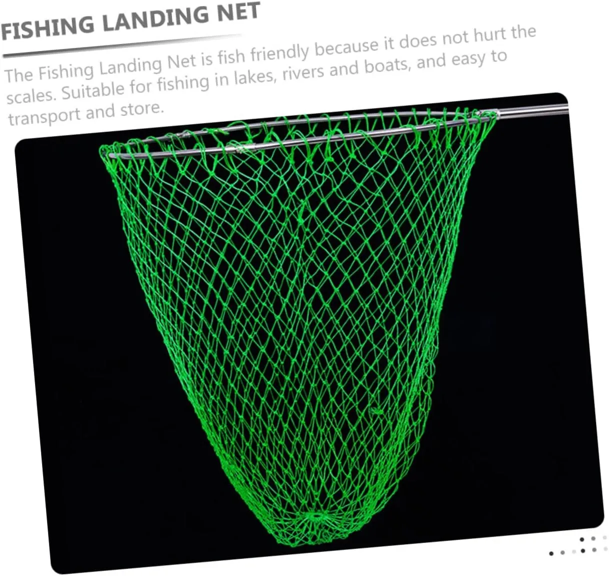 Fishing Net Replacement Net Catching Net Fishing Nets Landing Net Spare Cue Stick Chalk Holders Fishing