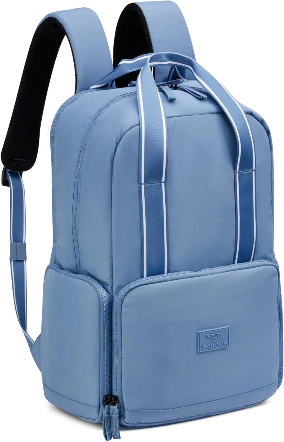 florence by mills Carefree Carry Laptop Travel Backpack, Zinc Blue