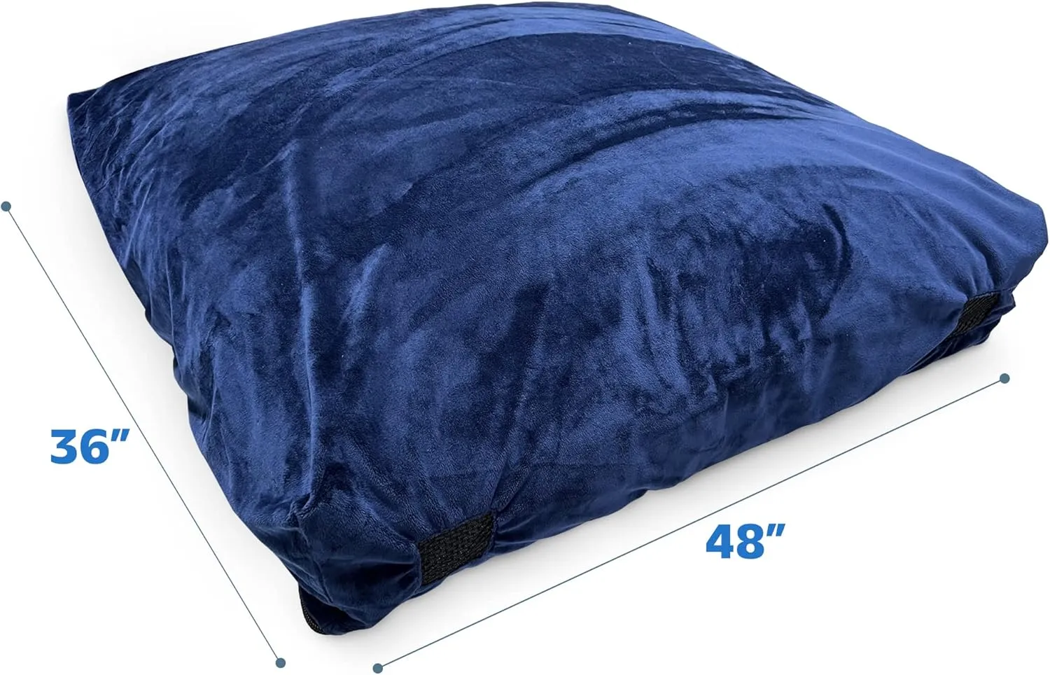 Foamma Crash Pad - (36" X 48’’) (3 Feet X 4 Feet) - Velvet Sensory Pad with Foam Blocks for Kids and Adults with Extreme Comfortable Fabric and Washable Cover, Ideal for Kids to Jump, Play or Relax