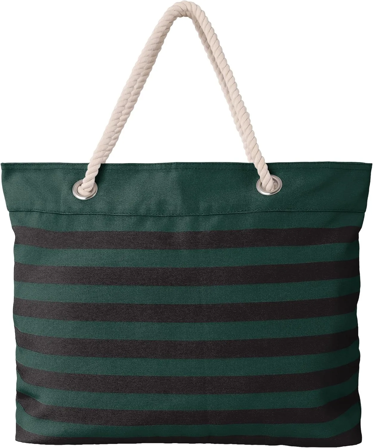 FOCO NCAA College Team Logo Nautical Stripe Tote Beach Bag
