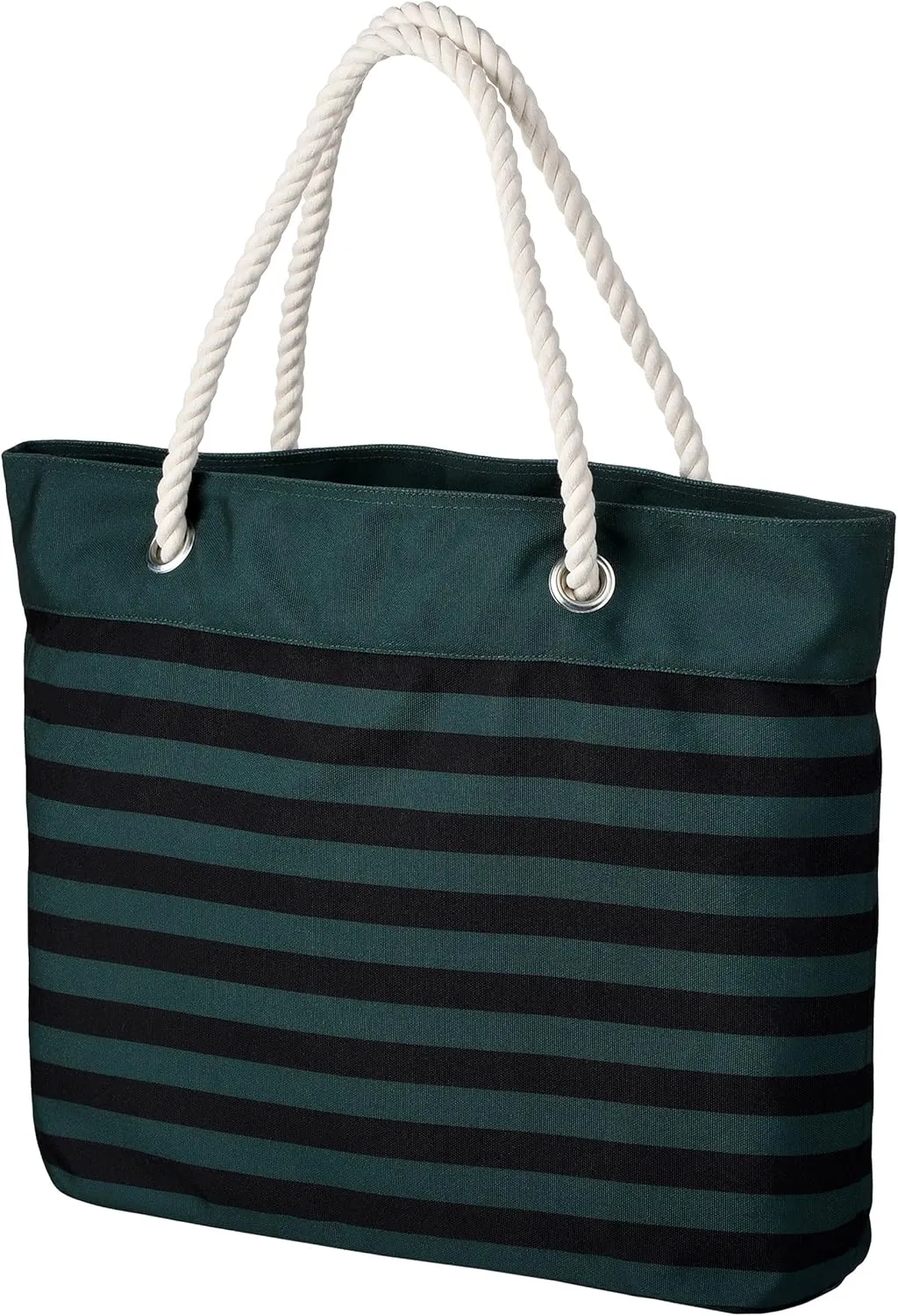 FOCO NCAA College Team Logo Nautical Stripe Tote Beach Bag