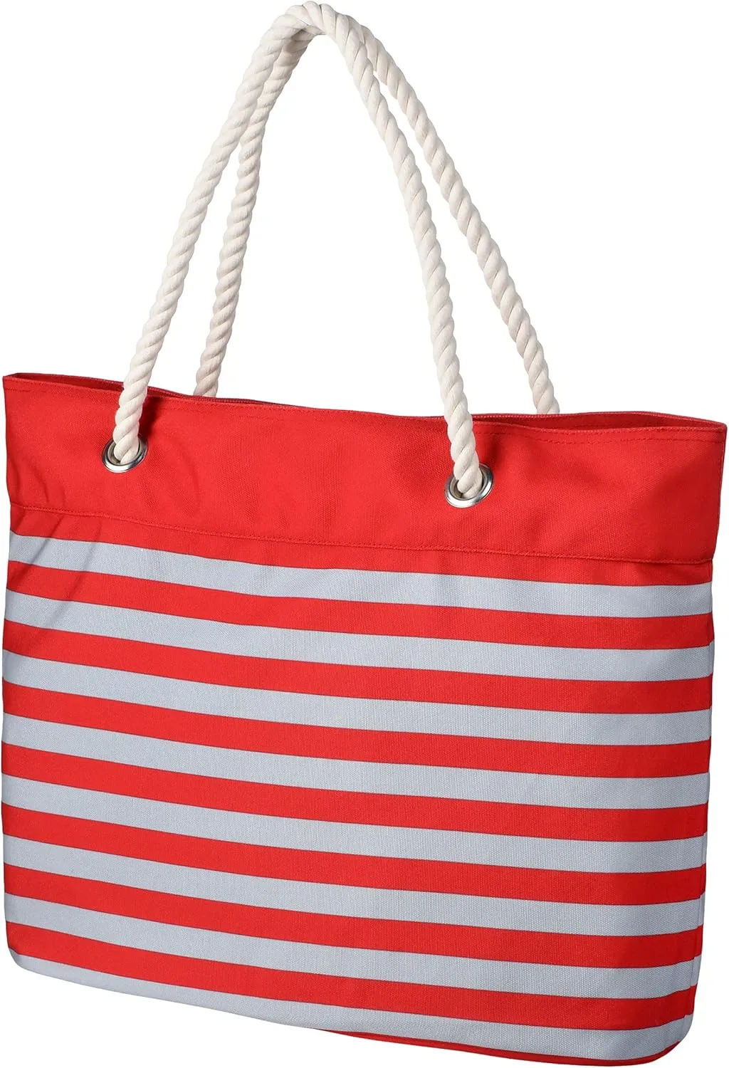 FOCO NCAA College Team Logo Nautical Stripe Tote Beach Bag