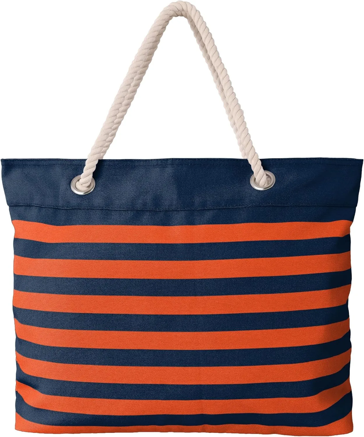 FOCO NFL Team Logo Nautical Stripe Tote Beach Bag