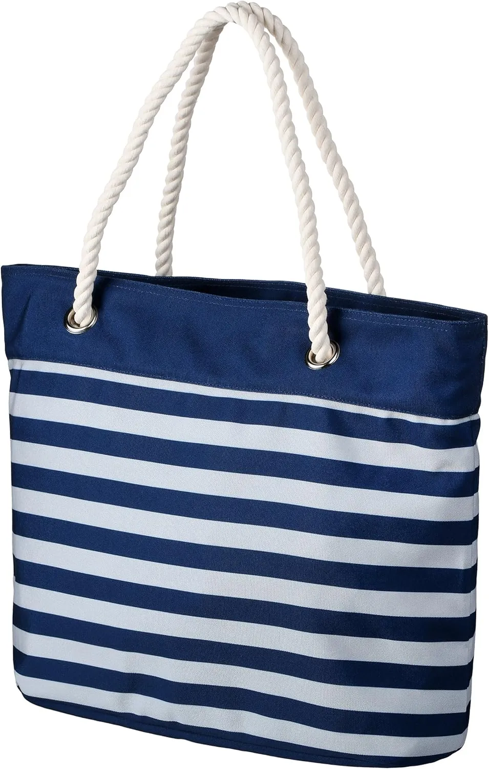 FOCO NFL Team Logo Nautical Stripe Tote Beach Bag
