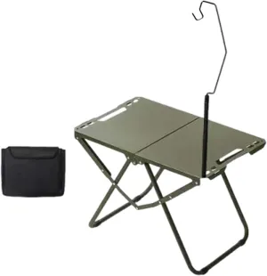 Foldable Camping Table Practical with Carry Bag Picnic Cooking Desk for Patio Backyard Fishing Beach Garden