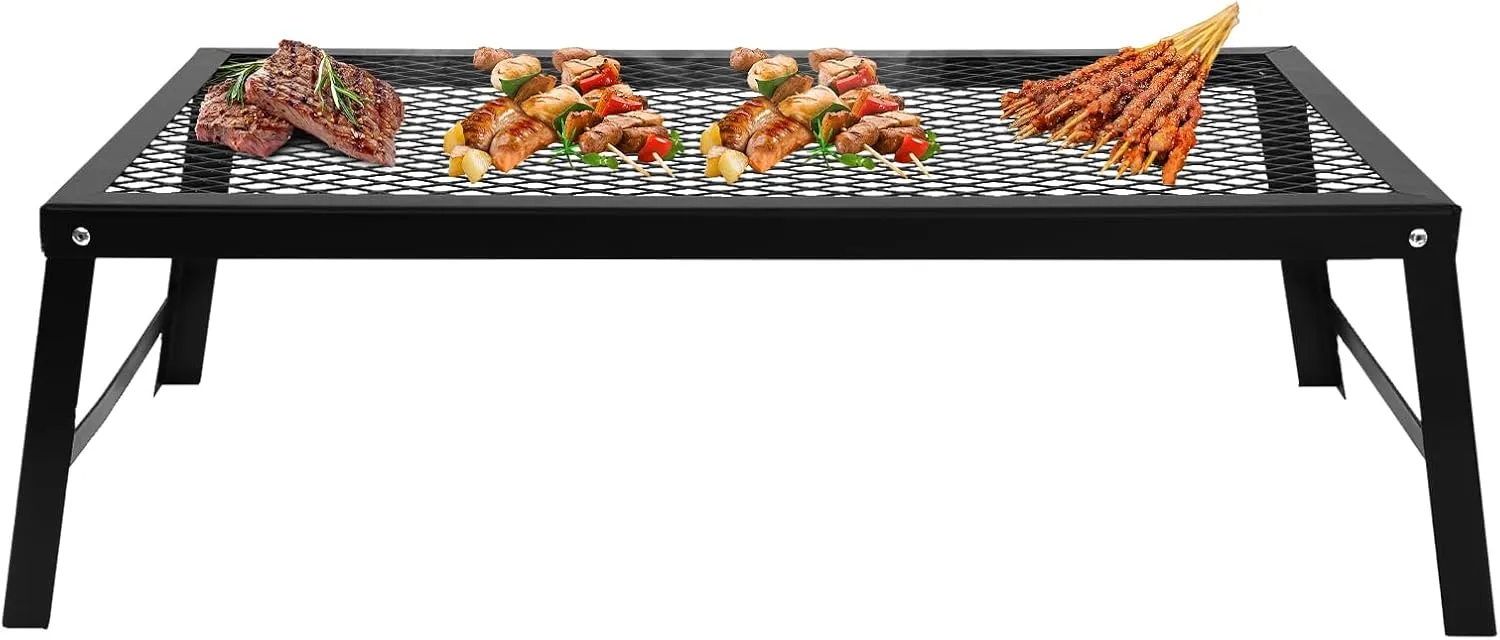 Foldable Grill Rack for Outdoor Cooking Equipment & Camping Gear & Accessories