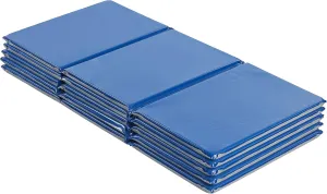 Folding Rest Mats, Children's Nap Pads, 3-Fold, 1in Thick