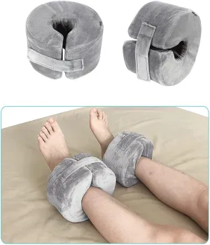 Foot Support Pillow Heel Protectors Foot Cushion for Pressure Sores Ulcer Ankle Protector Bed Sore Pads Cushion Foot Rest Pillow Supports Leg Sore Feet Ankle Pillow Foot Foam for Sleeping (1 Pair)
