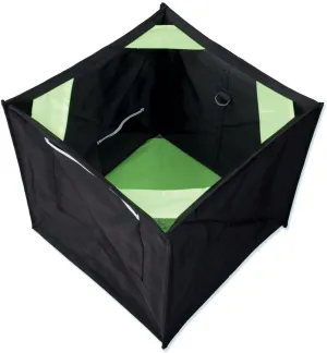 Forester Throw Bag - Easy Folding Arborist Throw Line Cube Storage Organizer Tree Cutting Equipment Throwline Box Arborist Throw Line Storage Thrower Supply Big Storage Bags Cubes Black