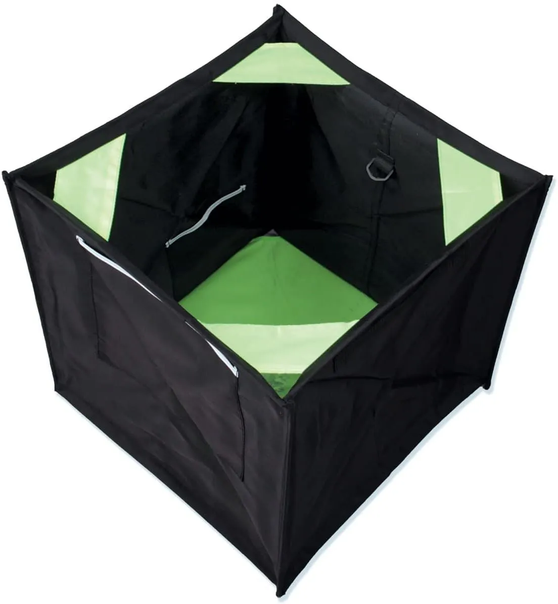Forester Throw Bag - Easy Folding Arborist Throw Line Cube Storage Organizer Tree Cutting Equipment Throwline Box Arborist Throw Line Storage Thrower Supply Big Storage Bags Cubes Black