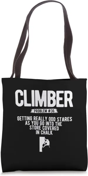 Free Climbing Boulder Tote Bag