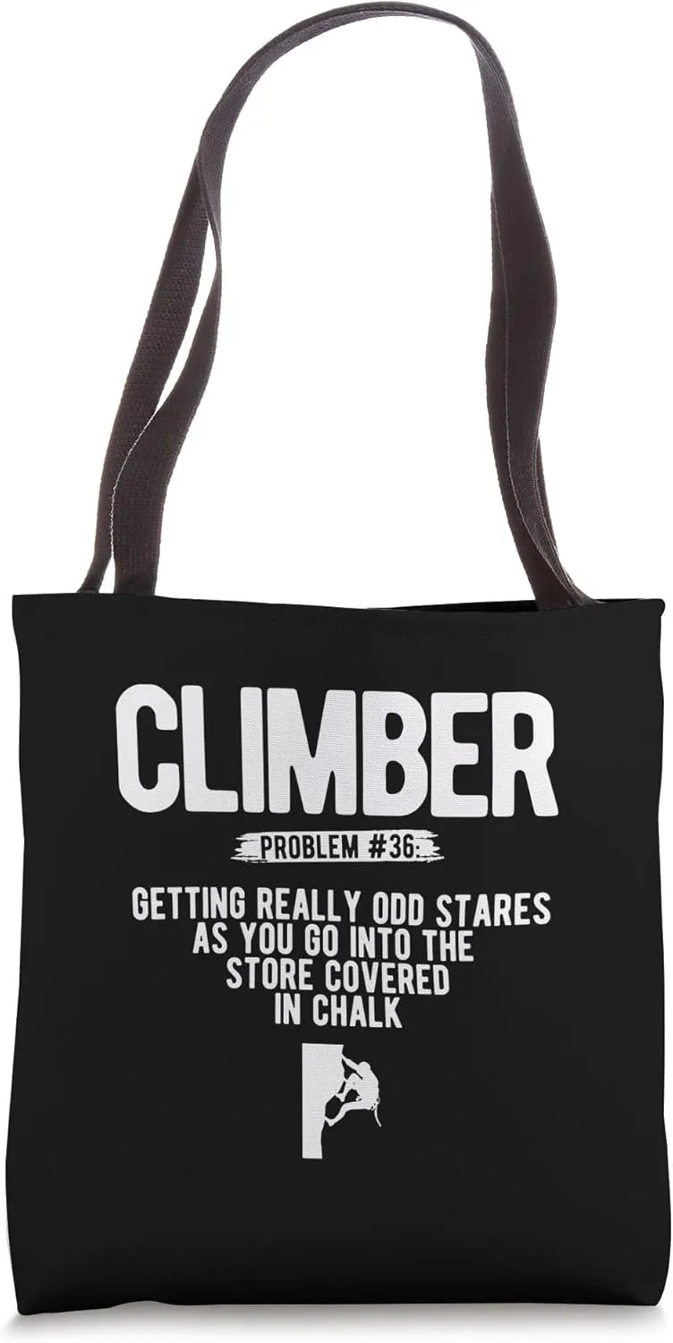 Free Climbing Boulder Tote Bag