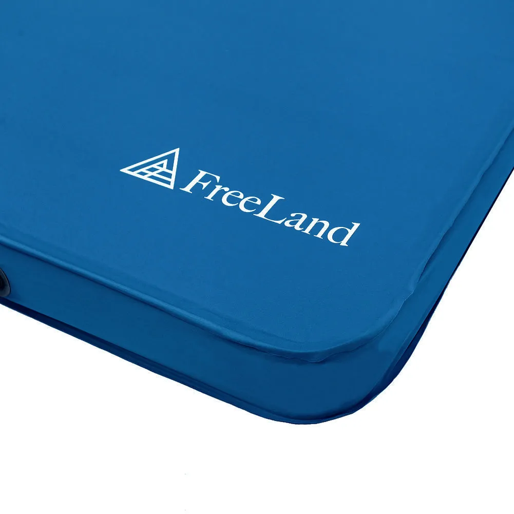 FreeLand Self Inflating 3D Sleeping Pad, Roll up Memory Foam with 4 Inches Thickness