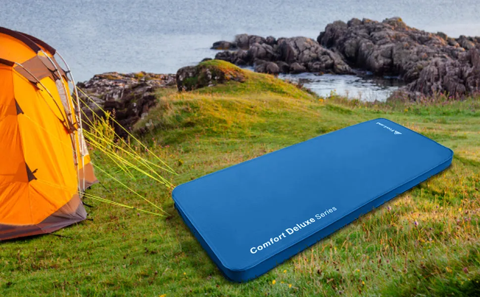 FreeLand Self Inflating 3D Sleeping Pad, Roll up Memory Foam with 4 Inches Thickness