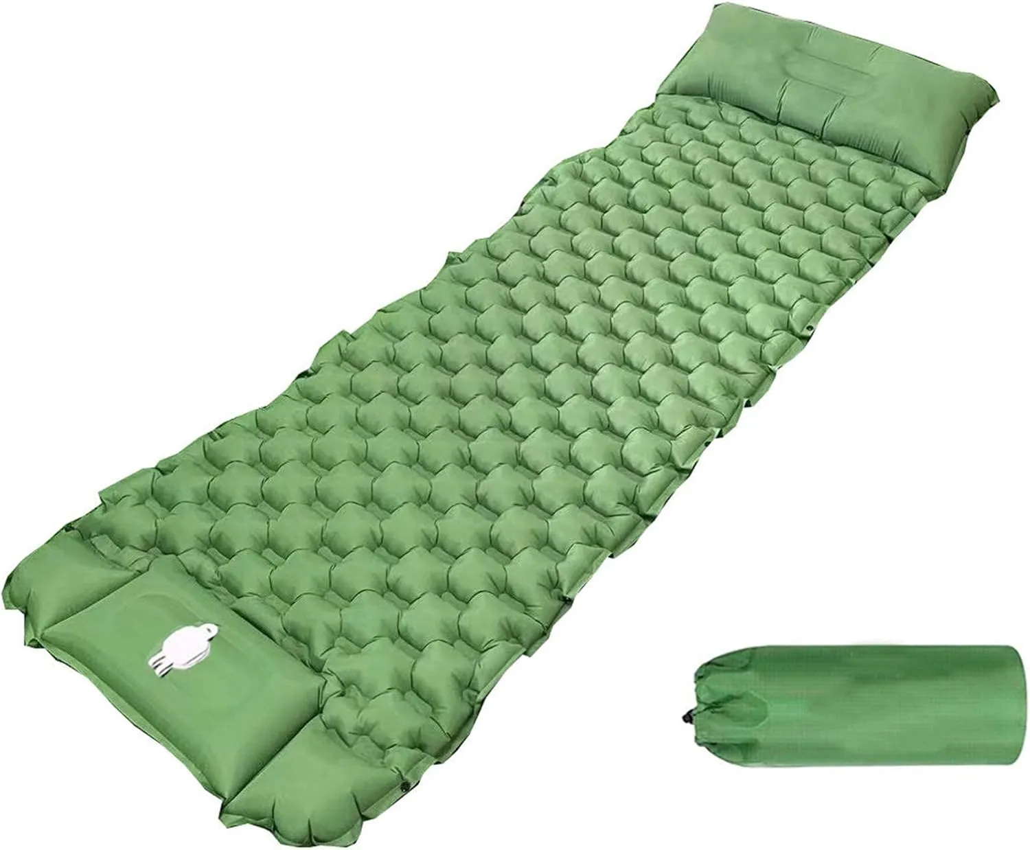 GaRcan Inflatable Sleeping Mattress Inflatable Sleeping Mat for Outdoor, Inflatable Sleeping Mat Ultraligh, Self-Inflating Camping Mat with Built-in Inflatable Pillow, for Outdoor, Hiking