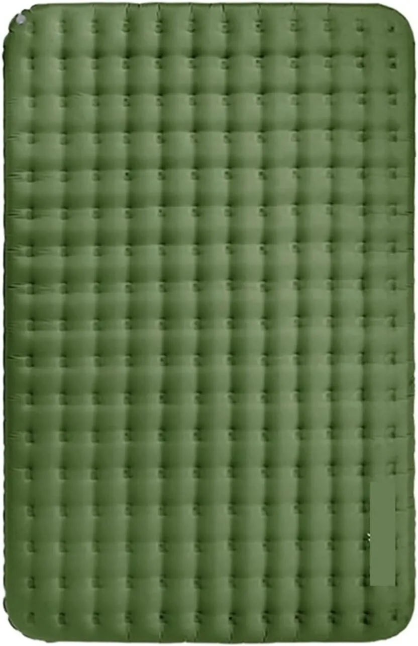 GaRcan Inflatable Sleeping Pad 2-Person Camping Mat Portable Air Mattress Thick Waterproof Sleeping Pad (Green Mat with Pump)