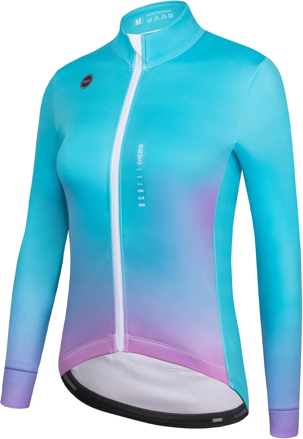 GCRFL Winter Thermal Women's Cycling Jacket Windproof Cold Weather Bike Pants Bicycle Clothing Set Softshell Windbreaker