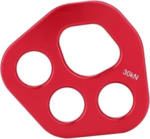 Gear Climbing 9×8×1 Outdoor 4 Holes Rigging Plate Rock Climbing Multi Anchor Point Connector Gear