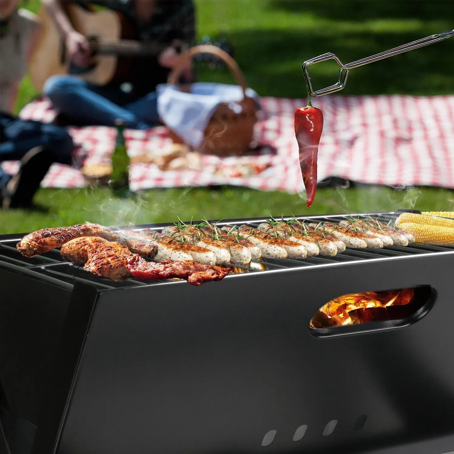 Grill BBQ Portable Garden Localized shipping Loved by customers Charcoal Grill Travel Foldable Camping Outdoor Barbecue
