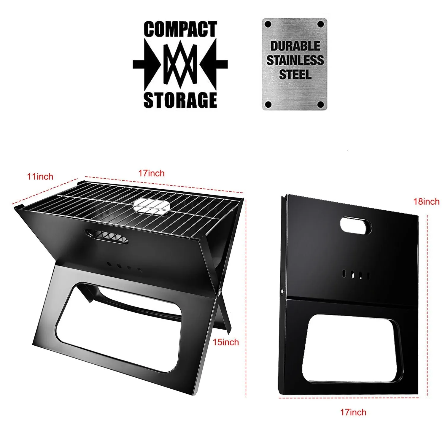 Grill BBQ Portable Garden Localized shipping Loved by customers Charcoal Grill Travel Foldable Camping Outdoor Barbecue