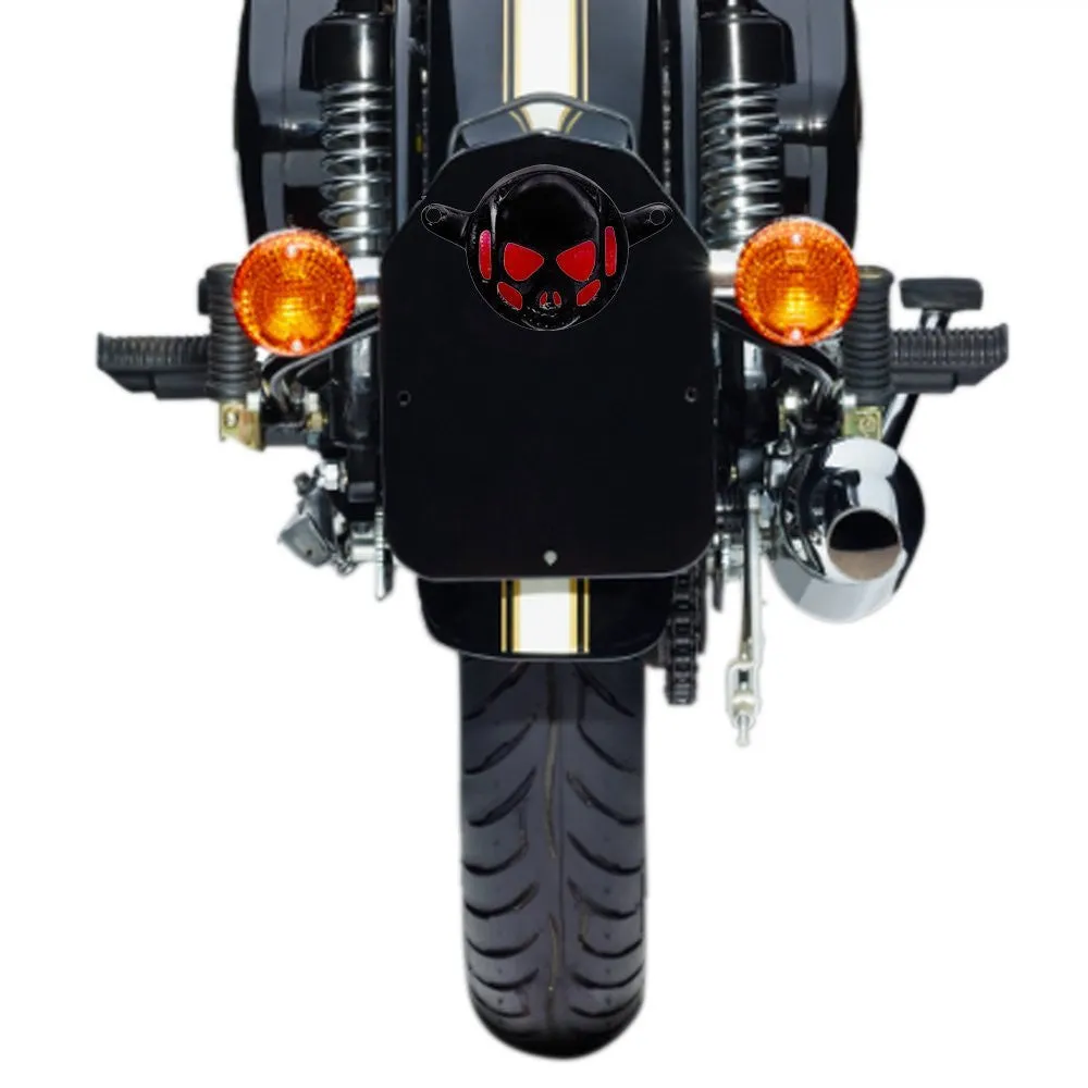 Grill Combo Head light,Indicator Shade,Tail Light Skull, Eyes Full Set - (Pack of 8 Pcs )