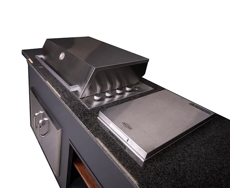 Grillandia Outdoor Kitchen Beefeater Pro Line Fridge & Weather Cover