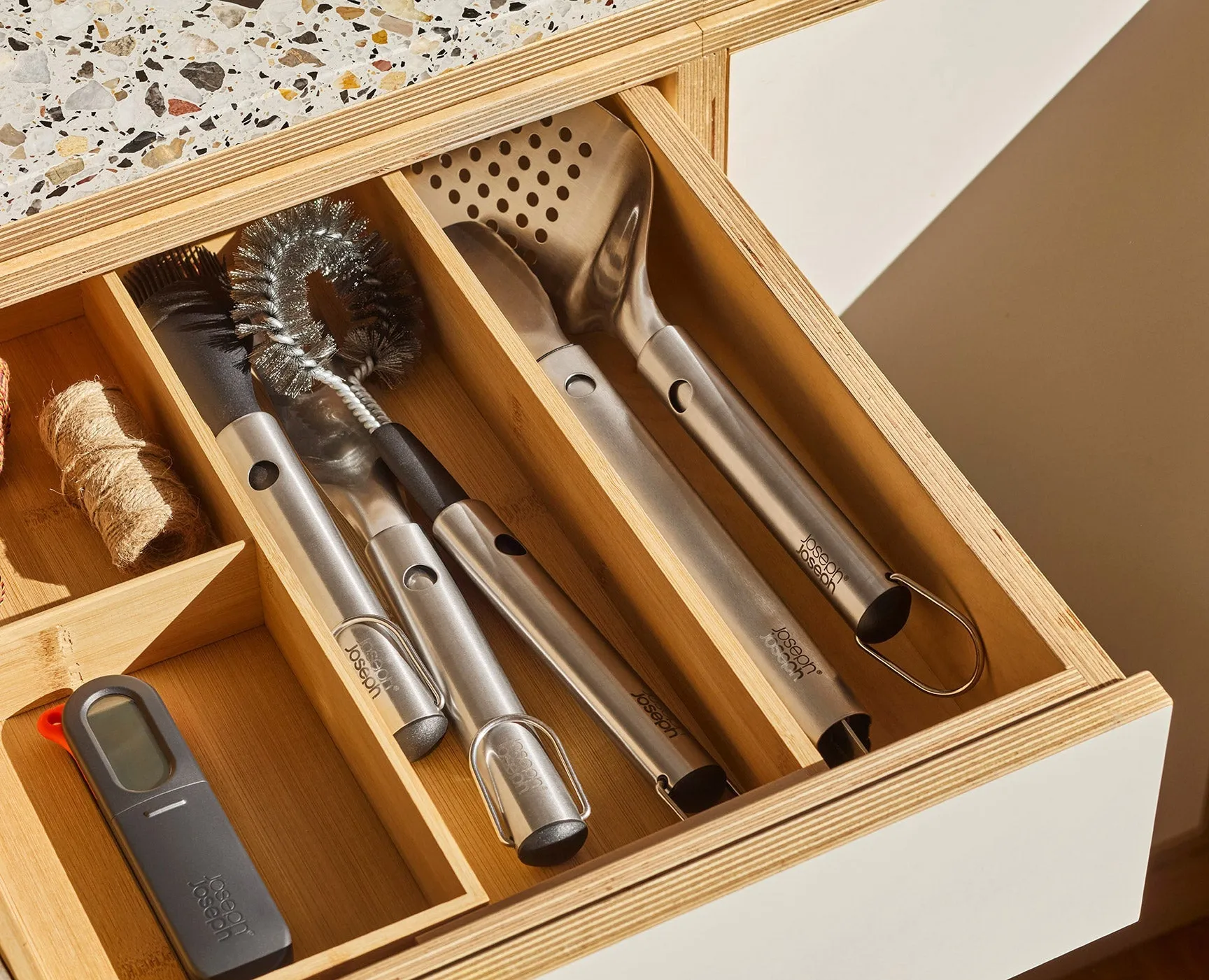 GrillOut™ 4-Piece Stainless-Steel BBQ Utensil Set with Storage Case