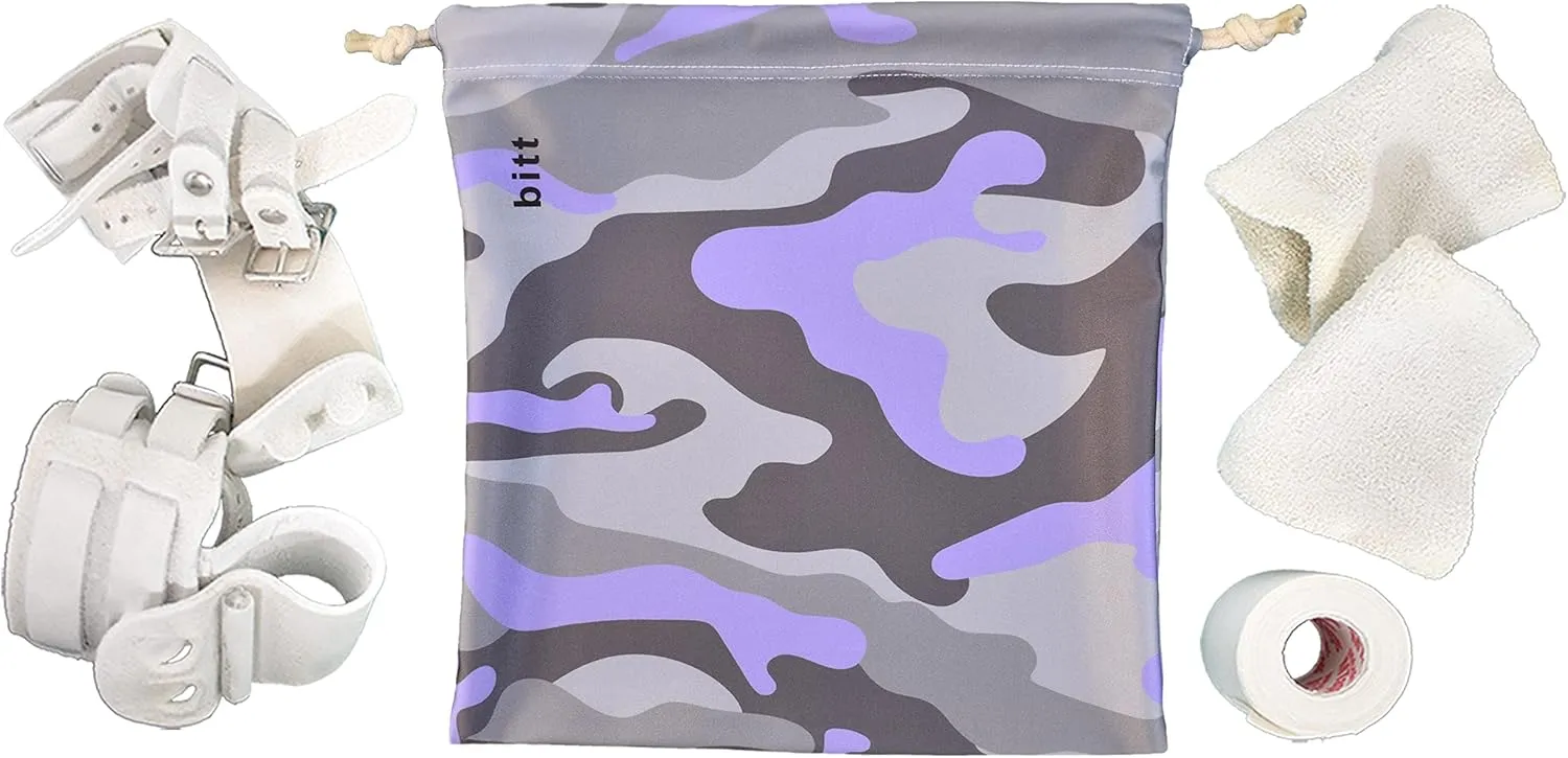 Gymnastics Grip Bag, Camouflage for Girls Boys (Purple Camo)